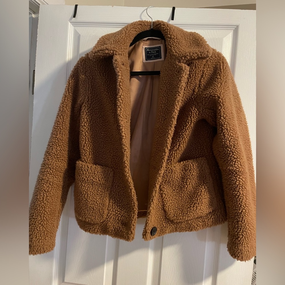 Abercrombie teddy bear jacket